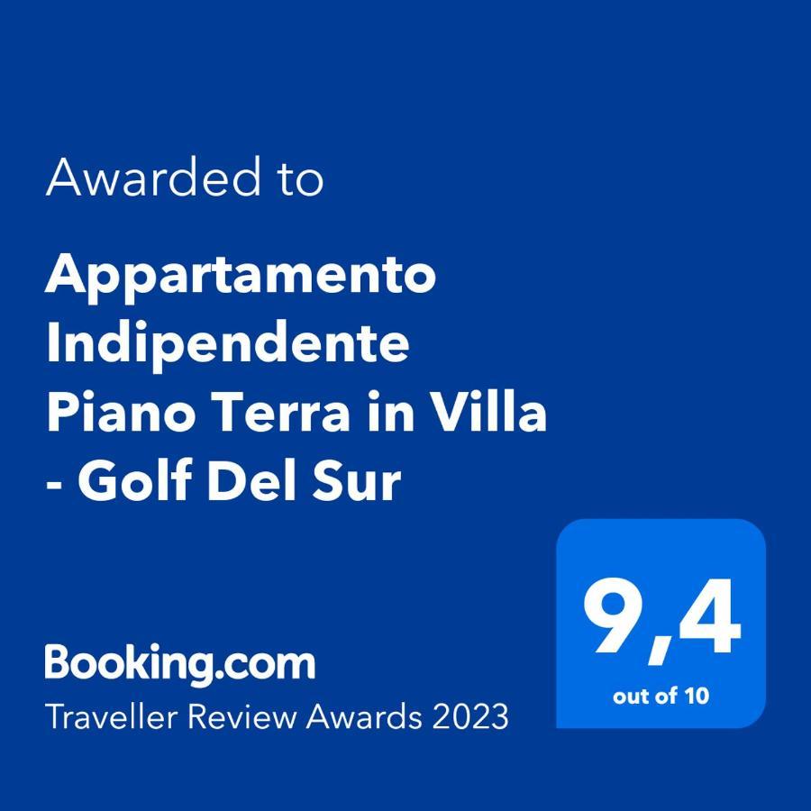 Appartamento Indipendente Piano Terra In Villa - Golf Del Sur San Miguel de Abona Eksteriør billede